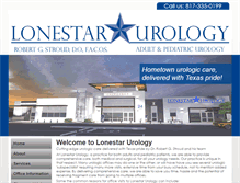 Tablet Screenshot of lonestarurologydoc.com
